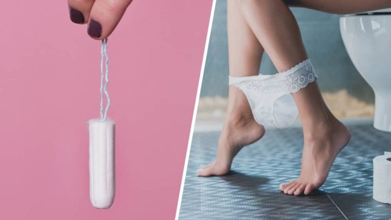 Pipi avec un Tampon